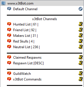 Teamspeak Channels